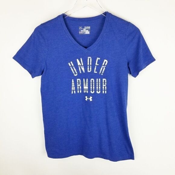 Under Armour Short Sleeve Blue Tee. - Picture 1 of 5
